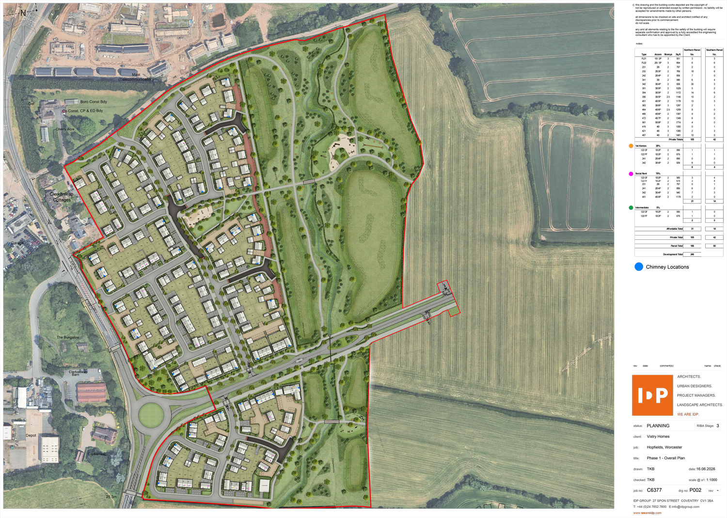 Proposed Phase 1b site layout
